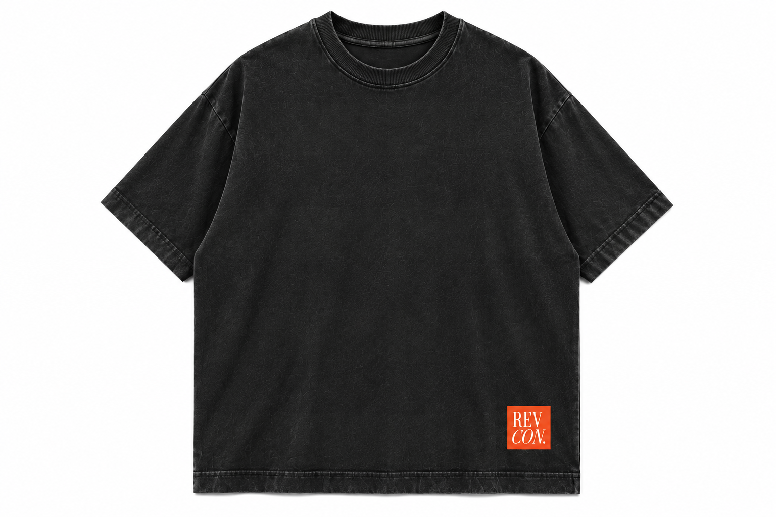 GLOBE TEE - WASHED BLACK - Image 2
